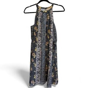 LOFT Floral Halter sundress. Size medium